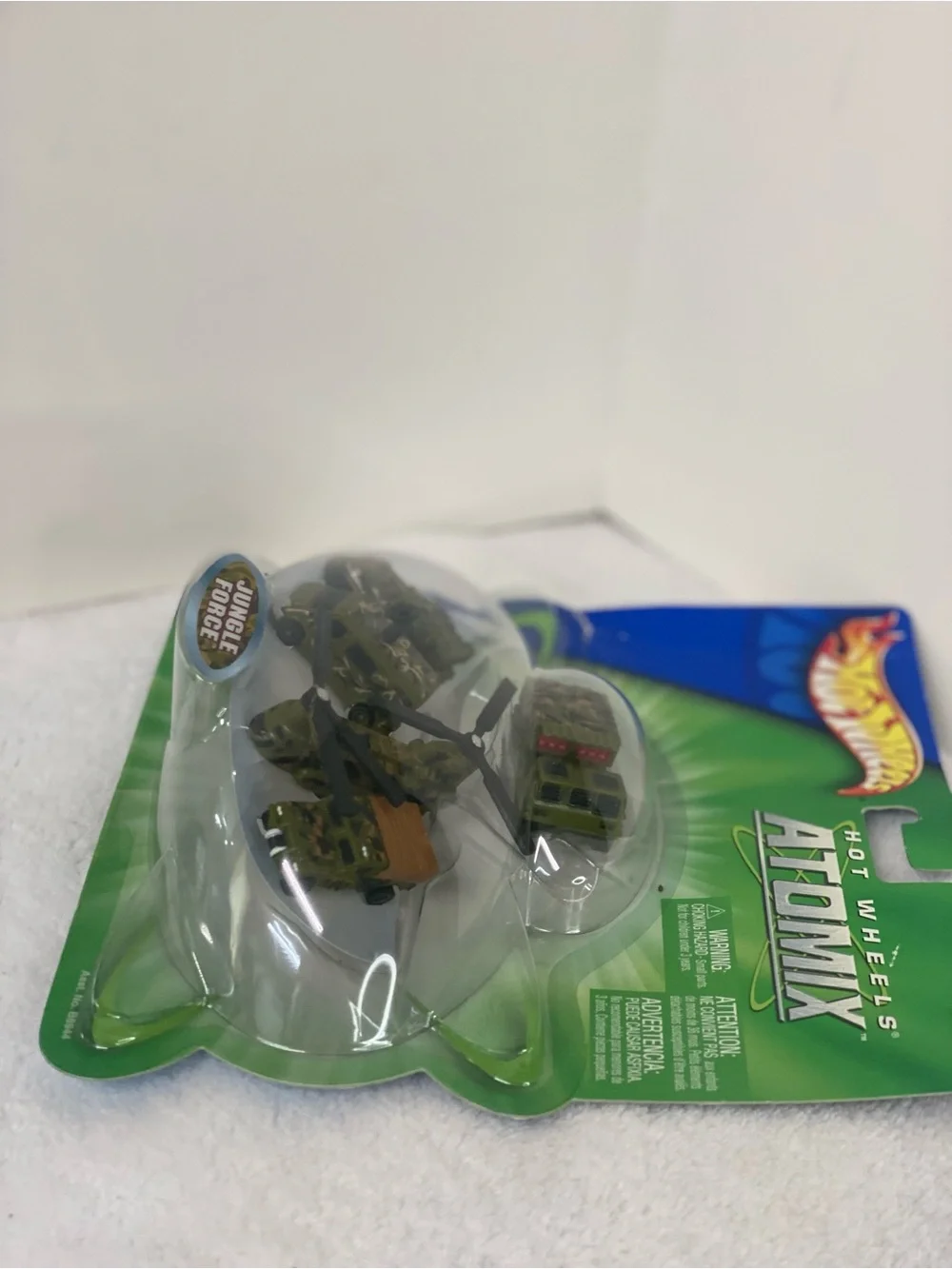 Hot Wheels Atomix Jungle Force Camouflage Military Vehicle Set  Five Camouflage
